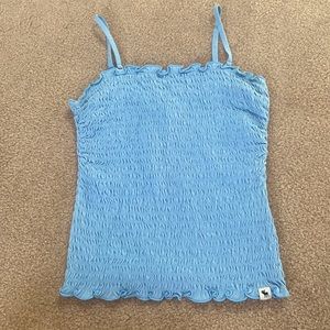 Baby Blue Abercrombie Kids Removable Strap Tank